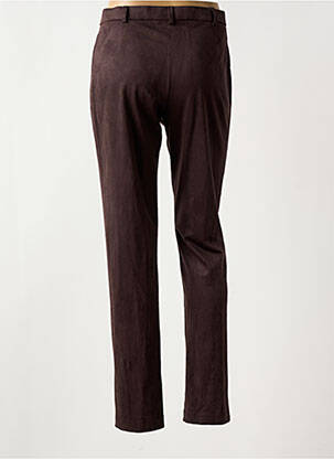 Pantalon 7/8 elasticitate mărime normală maro CHRISTINE LAURE femeie
