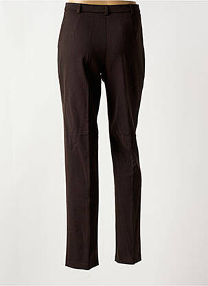 Pantalon slim elasticitate mărime normală maro CHRISTINE LAURE femeie