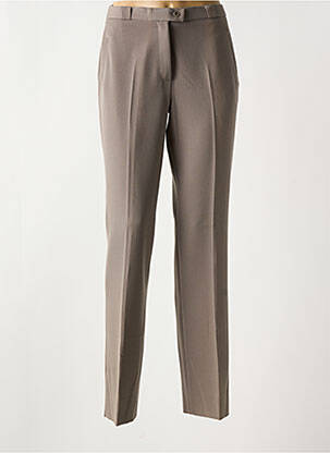 Pantalon slim elasticitate mărime normală maro QUATTRO femeie