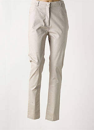 Pantalon slim bej GRIFFON femeie
