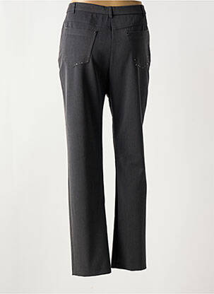 Pantalon drept elasticitate mărime normală gri CHRISTINE LAURE femeie