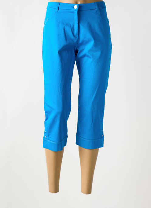 Pantalon trei sferturi albastru CHRISTINE LAURE femeie