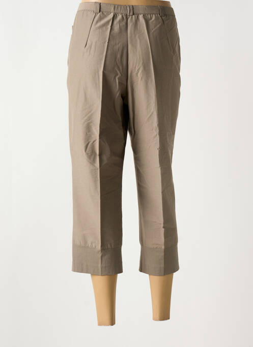 Pantalon trei sferturi maro FRANCOISE F femeie