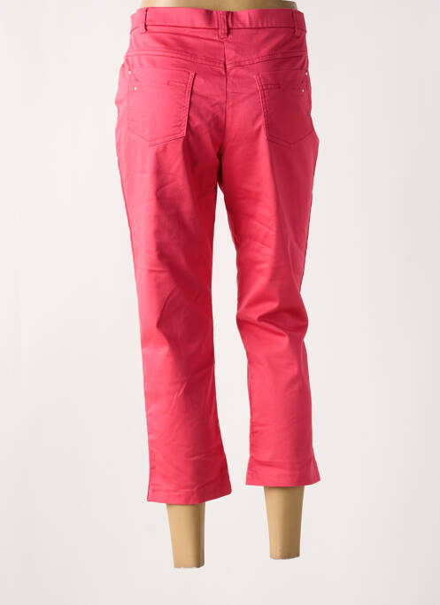 Pantalon trei sferturi roz CHRISTINE LAURE femeie