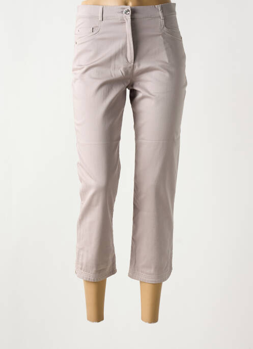 Pantalon trei sferturi gri CHRISTINE LAURE femeie