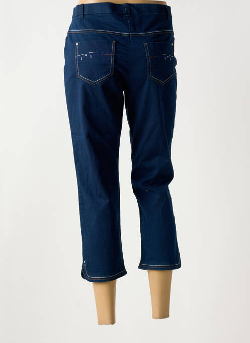 Pantalon trei sferturi albastru CHRISTINE LAURE femeie