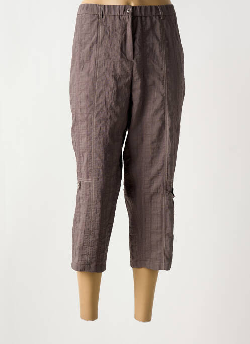 Pantalon trei sferturi maro FRANCE RIVOIRE femeie