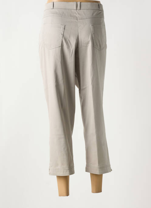 Pantalon trei sferturi gri CHRISTINE LAURE femeie