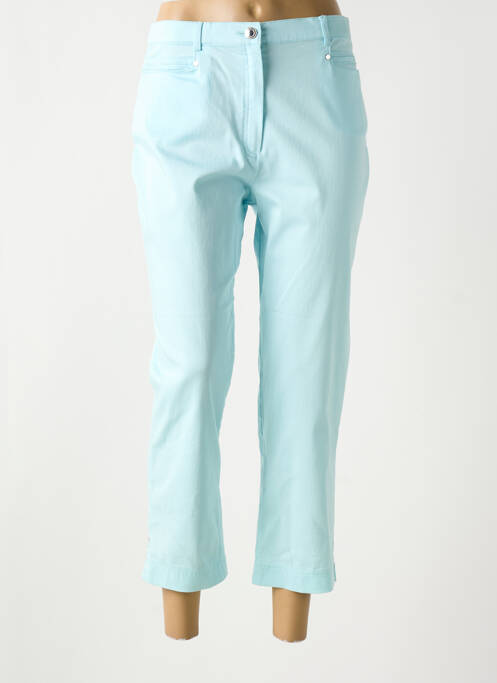 Pantalon trei sferturi albastru CHRISTINE LAURE femeie