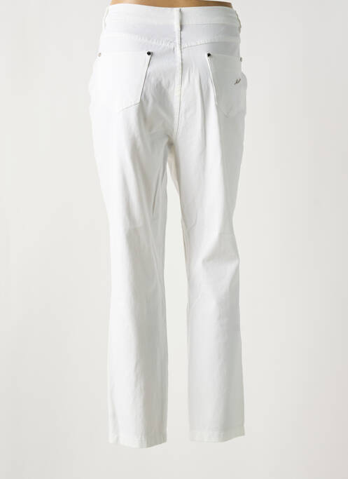 Pantalon 7/8 alb MARBLE femeie