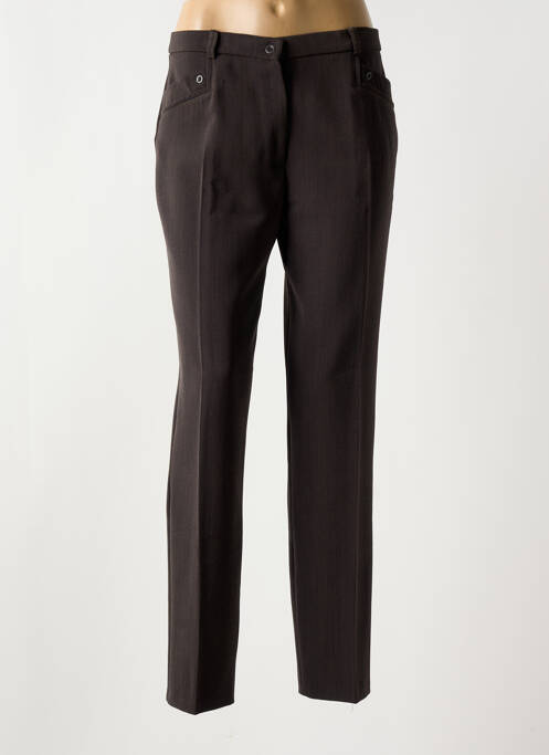Pantalon slim maro CHRISTINE LAURE femeie