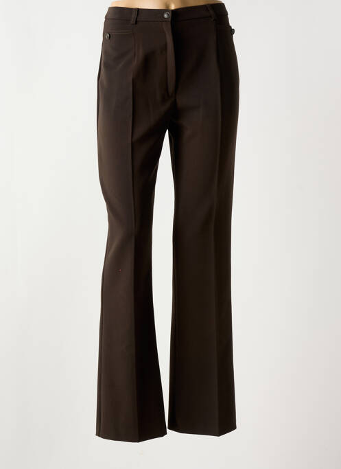 Pantalon drept maro CHRISTINE LAURE femeie