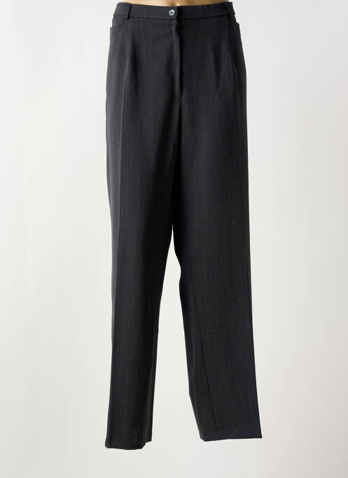 Pantalon drept gri CHRISTINE LAURE femeie