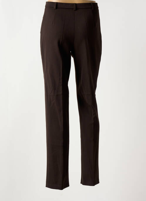 Pantalon slim maro CHRISTINE LAURE femeie