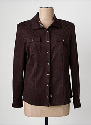 Cămașă maro CHRISTINE LAURE femeie