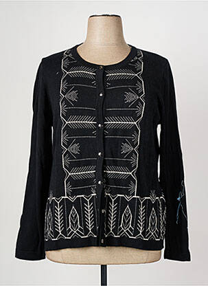 Vestă cu mâneci lungi negru CHRISTINE LAURE femeie