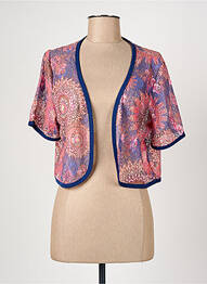 Bolero mâneci scurte roz GRIFFON femme