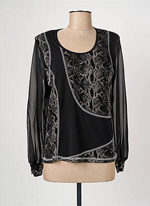 Top negru GRIFFON femeie