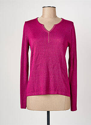 Pulover roz CHRISTINE LAURE femeie