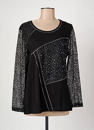 Top negru CHRISTINE LAURE femeie