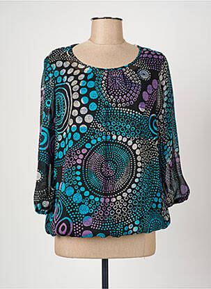 Bluză albastru CHRISTINE LAURE femeie