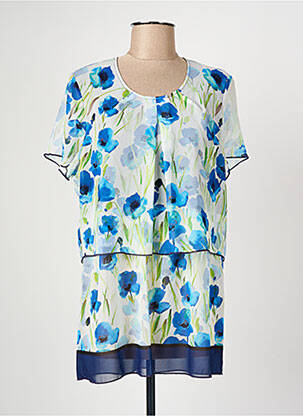 Tunică mâneci scurte albastru GRIFFON femeie