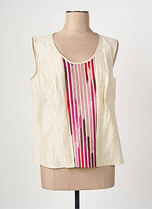 Top bej QUATTRO femeie