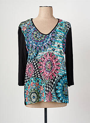 Tricou negru CHRISTINE LAURE femeie