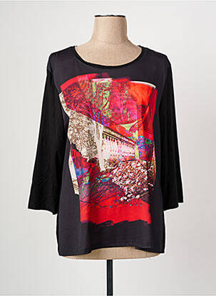 Tricou negru CHRISTINE LAURE femeie