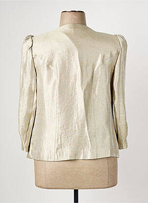 Jachete elegante guler rotund auriu CHRISTINE LAURE femme