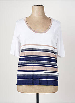 Pulover alb CHRISTINE LAURE femeie