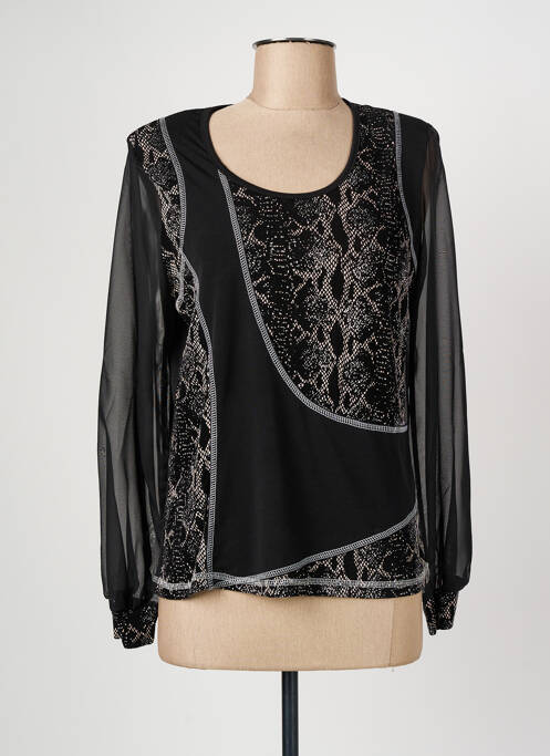 Top negru GRIFFON femeie