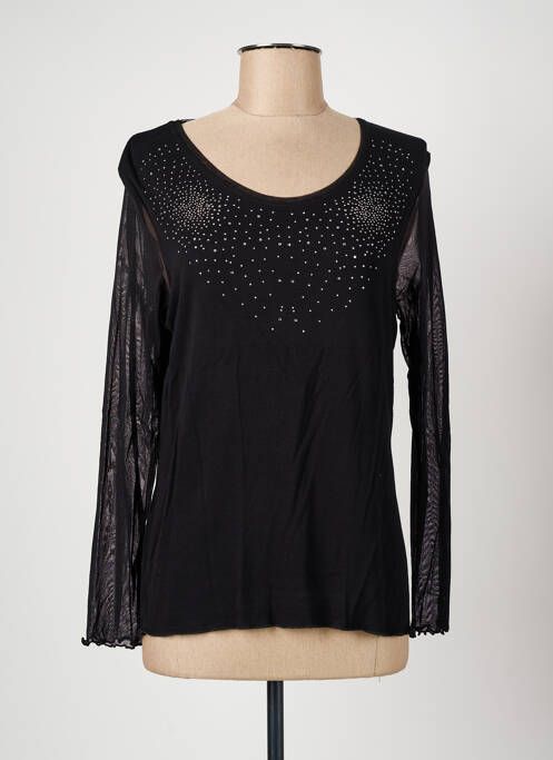 Tricou negru CHRISTINE LAURE femeie