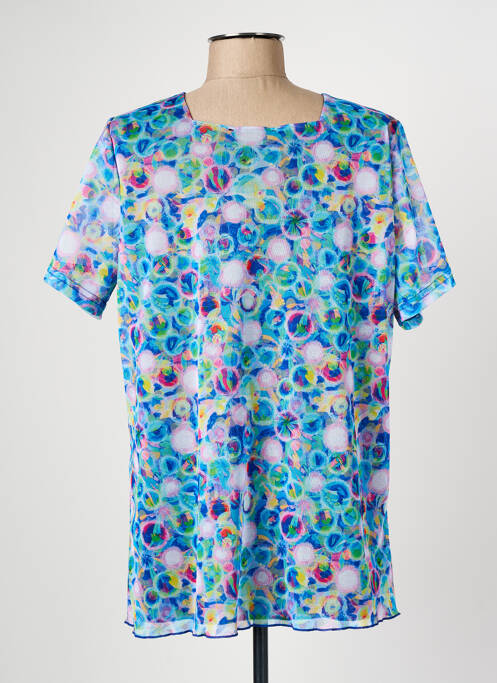 Tunică mâneci scurte albastru GRIFFON femeie