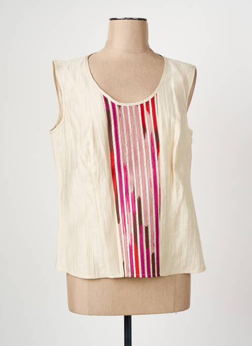 Top bej QUATTRO femeie