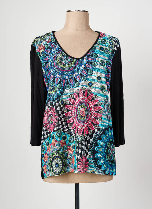 Tricou negru CHRISTINE LAURE femeie