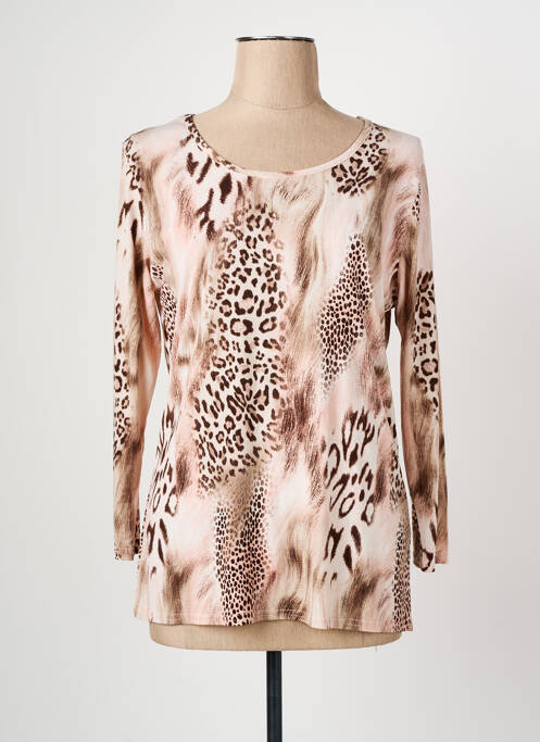 Tricou bej MARBLE femeie