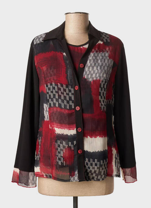 Twin-set roșu FRANCE RIVOIRE femeie