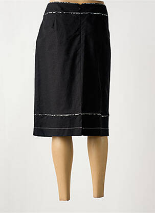 Fustă midi croială dreaptă negru CHRISTINE LAURE femeie