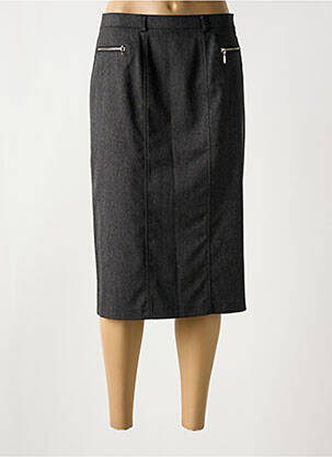 Fustă midi gri CHRISTINE LAURE femeie