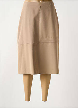 Fustă midi bej GRIFFON femeie