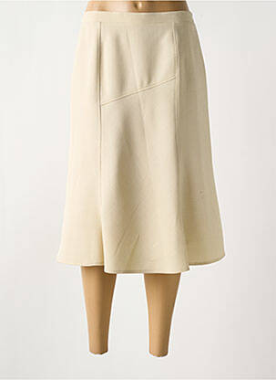 Fustă midi bej GRIFFON femeie