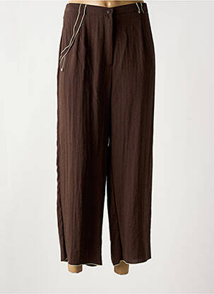 Pantalon 7/8 maro JEAN GABRIEL femeie