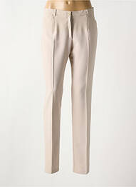 Pantalon slim buzunare talie înaltă bej CHRISTINE LAURE femme