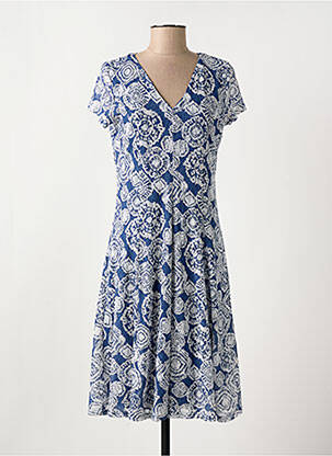 Rochie midi albastru CHRISTINE LAURE femeie