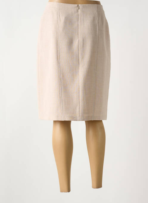 Fustă midi bej CHRISTINE LAURE femeie