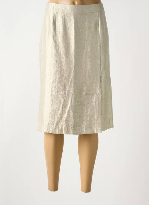 Fustă midi bej CHRISTINE LAURE femeie