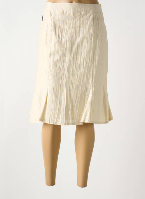 Fustă midi bej QUATTRO femeie