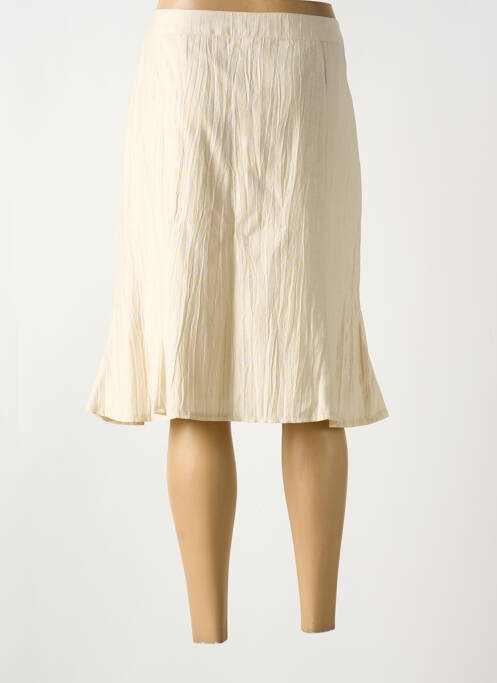 Fustă midi bej QUATTRO femeie