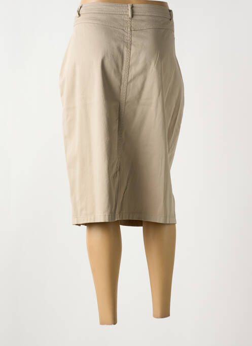 Fustă midi bej FRANCE RIVOIRE femeie